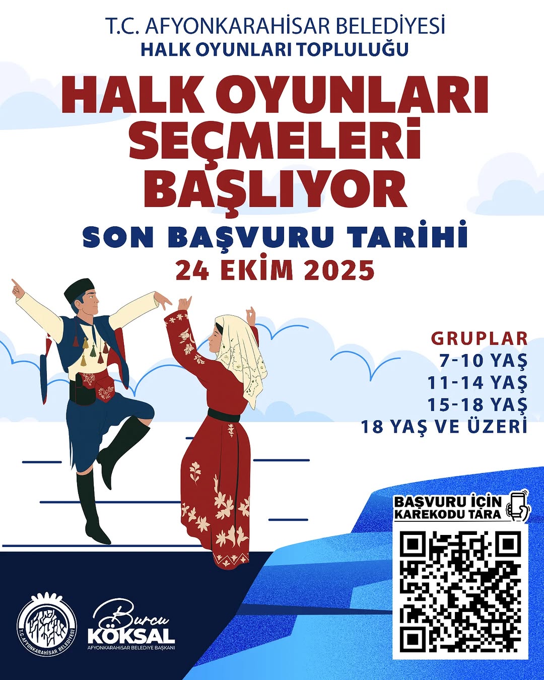 Afyonkarahisar'da Geleneksel Halk Oyunları Seçmeleri Başlıyor